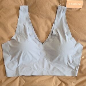 ThirdLove XL Women's V-Neck Smoothing Wireless Bra